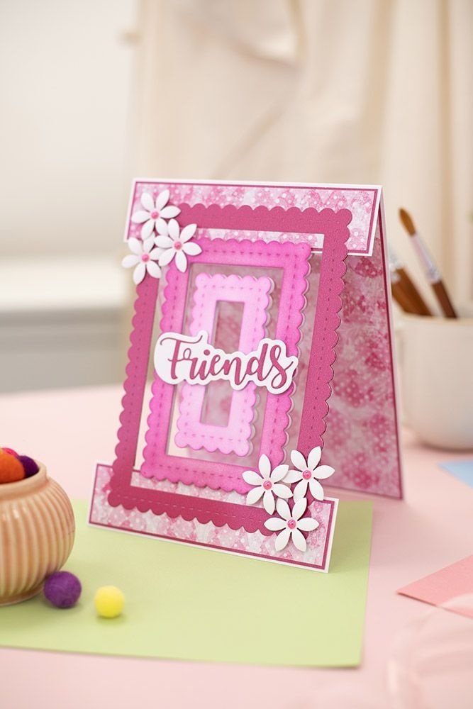 Gemini Nesting Frame Scallop Edge Rectangle Frames Elements Dies (GEM-MD-ELE-SERE) Gemini Nesting Frame Scallop Edge Rectangle Frames Elements Dies (GEM-MD-ELE-SERE)