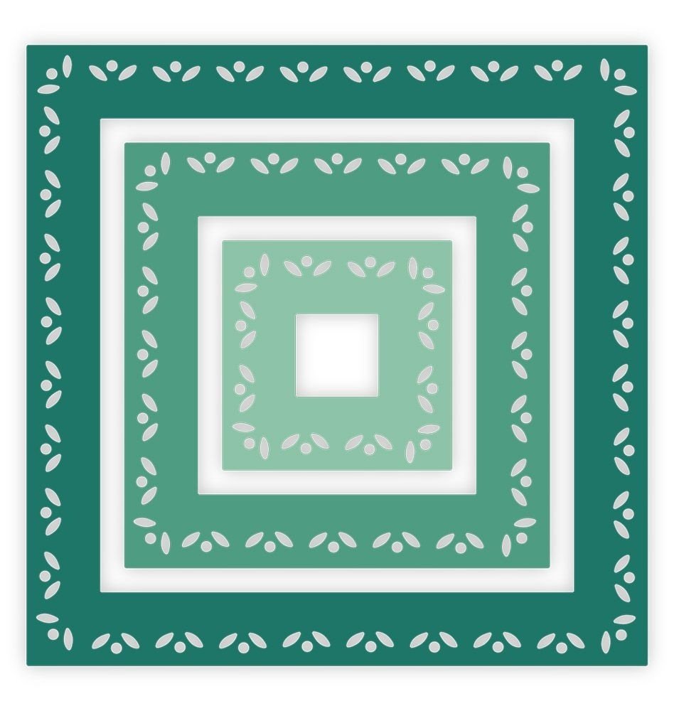 Gemini Nesting Frame Ditsy Floral Square Frames Elements Dies (GEM-MD-ELE-DFSQ) Gemini Nesting Frame Ditsy Floral Square Frames Elements Dies (GEM-MD-ELE-DFSQ)