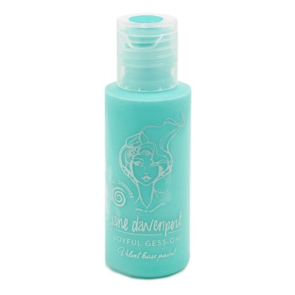 Jane Davenport Joyful Gess-Oh! Acrylic Paint Ecstasy Cyan (CSJDJGCYAN)