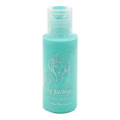 Jane Davenport Joyful Gess-Oh! Acrylic Paint Ecstasy Cyan (CSJDJGCYAN)