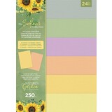 Crafter's Companion The Sunflower Collection A4 Luxury Linen Cardstock Pack (NG-SUN-LINEN-UK)