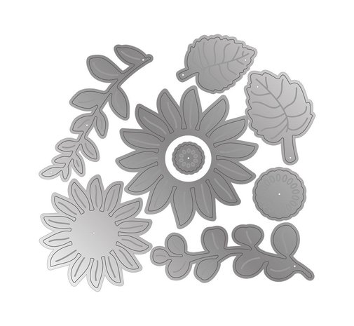 Crafter's Companion The Sunflower Collection Striking Sunflower Die (NG-SUN-MD-SSUN)