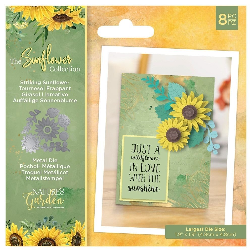 Crafter's Companion The Sunflower Collection Striking Sunflower Die (NG-SUN-MD-SSUN)
