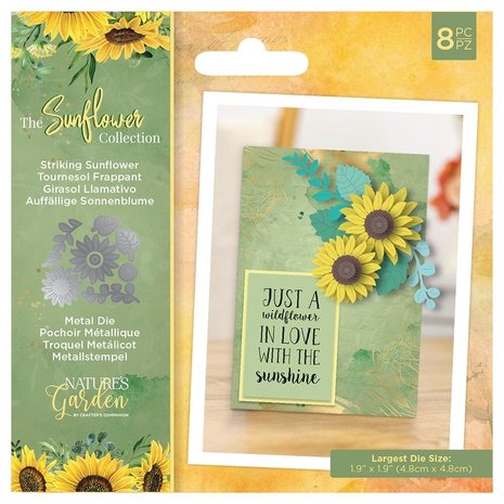 Crafter's Companion The Sunflower Collection Striking Sunflower Die (NG-SUN-MD-SSUN)