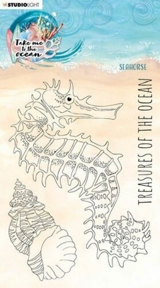 Studio Light Take me to the Ocean Clear Stamps Seahorse (SL-TO-STAMP218)