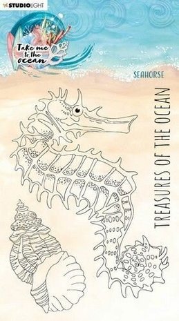 Studio Light Take me to the Ocean Clear Stamps Seahorse (SL-TO-STAMP218)