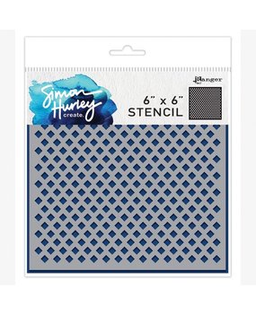 Simon Hurley Create Tiny Diamonds 6x6 Inch Masking Stencil (HUS78500) Simon Hurley Create Tiny Diamonds 6x6 Inch Masking Stencil (HUS78500)