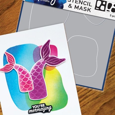 Simon Hurley Create Whimsical Ovals 6x6 Inch Masking Stencil (HUS78531) Simon Hurley Create Whimsical Ovals 6x6 Inch Masking Stencil (HUS78531)