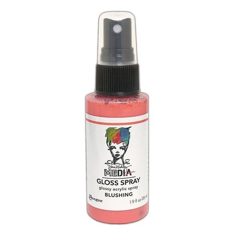 Dina Wakley MEdia Media Gloss Spray Blushing 56ml (MDO73673) Dina Wakley MEdia Media Gloss Spray Blushing 56ml (MDO73673)