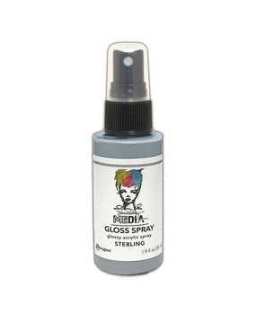 Dina Wakley MEdia Media Gloss Spray Sterling 56ml (MDO74274) Dina Wakley MEdia Media Gloss Spray Sterling 56ml (MDO74274)