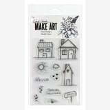 Ranger Make Art Doodle Town Clear Stamp Set (WVB81043)