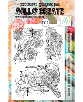 AALL and Create Clear Stamp Set A5 Perched Among Petals (AALL-TP-710)*