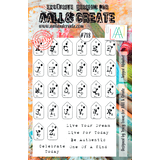 AALL and Create Clear Stamp Set A5 Tagged Alphabet (AALL-TP-718)