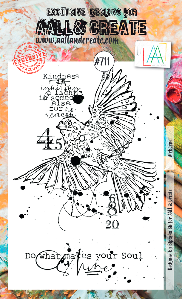 AALL and Create Clear Stamp Set A6 Airborne (AALL-TP-711) AALL and Create Clear Stamp Set A6 Airborne (AALL-TP-711)