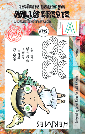 AALL and Create Clear Stamp Set A7 Hermes (AALL-TP-725)