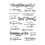 Crafty Individuals Simply Sentiments Unmounted Rubber Stamps (CI-605)