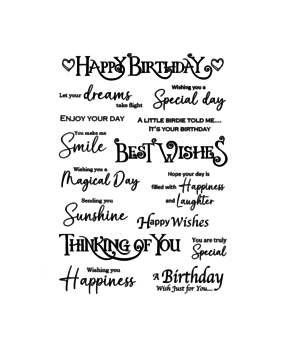 Crafty Individuals Simply Sentiments Unmounted Rubber Stamps (CI-605)