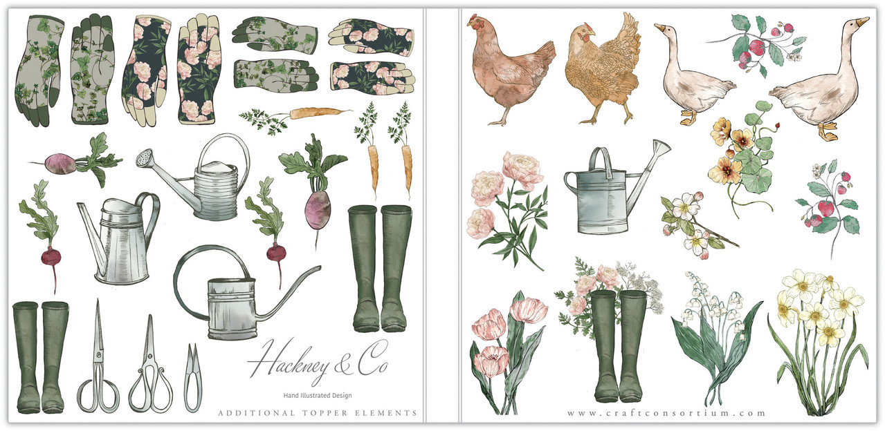 Craft Consortium Gardeners Delight 6x6 Inch Paper Pad (CCPPAD035B)