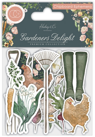 Craft Consortium Gardeners Delight Chipboard Ephemera (CCEPH001) Craft Consortium Gardeners Delight Chipboard Ephemera (CCEPH001)