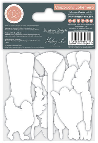 Craft Consortium Gardeners Delight Chipboard Ephemera (CCEPH001) Craft Consortium Gardeners Delight Chipboard Ephemera (CCEPH001)