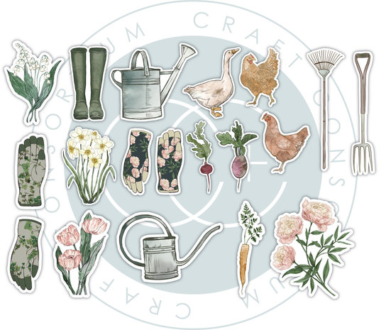 Craft Consortium Gardeners Delight Chipboard Ephemera (CCEPH001) Craft Consortium Gardeners Delight Chipboard Ephemera (CCEPH001)