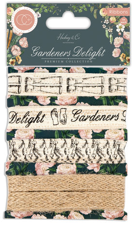 Craft Consortium Gardeners Delight Lace Ribbons (CCRBN002) Craft Consortium Gardeners Delight Lace Ribbons (CCRBN002)