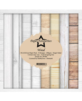 Paper Favourites Wood 12x12 Inch Paper Pack (PF409) Paper Favourites Wood 12x12 Inch Paper Pack (PF409)