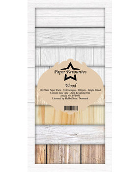 Paper Favourites Wood Slimline Paper Pack (PFS055)