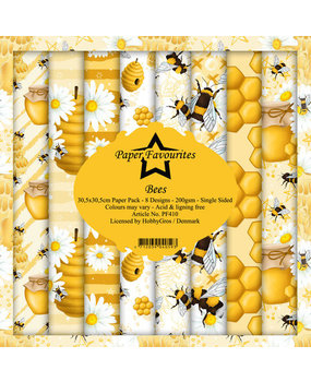 Paper Favourites Bees 12x12 Inch Paper Pack (PF410) Paper Favourites Bees 12x12 Inch Paper Pack (PF410)