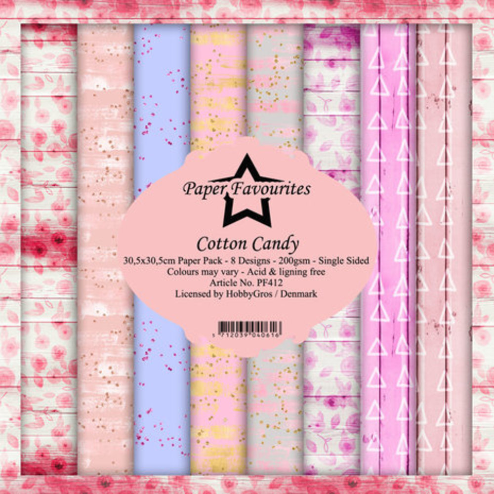 Paper Favourites Cotton Candy 12x12 Inch Paper Pack (PF412) Paper Favourites Cotton Candy 12x12 Inch Paper Pack (PF412)