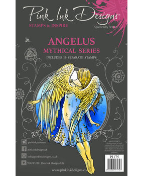 Pink Ink Designs Mythical Series Angelus A5 Clear Stamp (PI175)