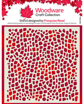 Woodware Pebble Dash Masking Stencil (FRST059)