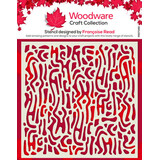 Woodware Wiggles Masking Stencil (FRST060)