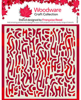 Woodware Wiggles Masking Stencil (FRST060)