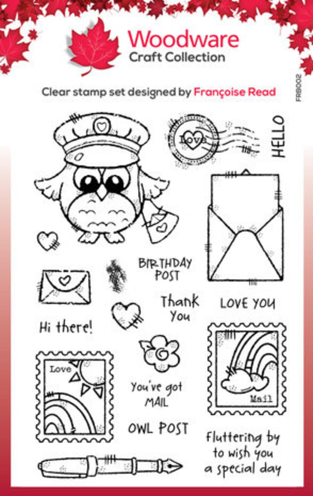 Woodware Owl Post Clear Stamps (FRB002) Woodware Owl Post Clear Stamps (FRB002)
