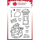 Woodware Snail Mail Clear Stamps (FRS927)