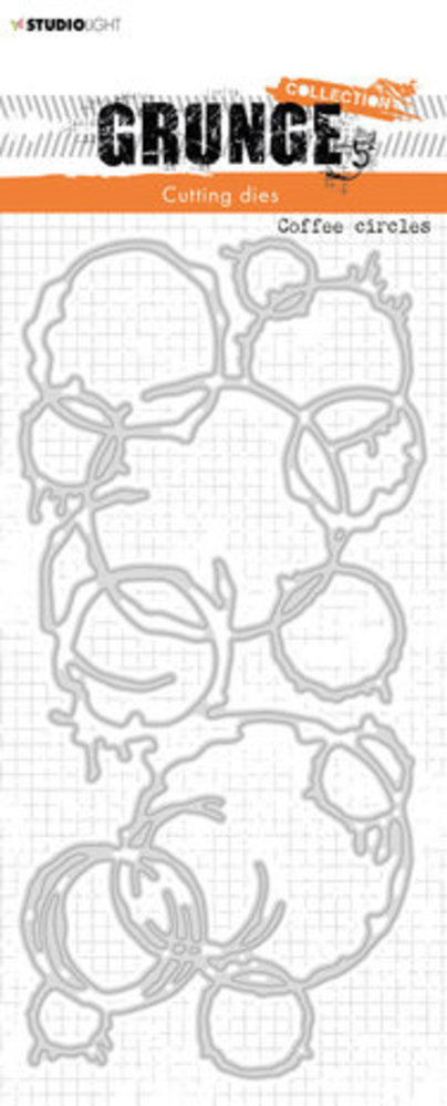 Studio Light Grunge Snijmal Coffee Circles (SL-GR-CD236)
