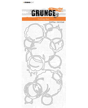 Studio Light Grunge Snijmal Coffee Circles (SL-GR-CD236)*