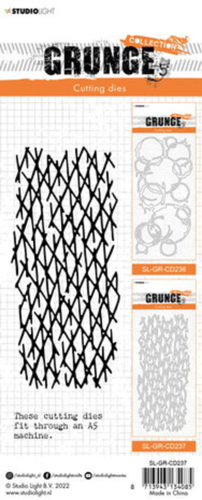 Studio Light Grunge Snijmal Grit Lines (SL-GR-CD237) Studio Light Grunge Snijmal Grit Lines (SL-GR-CD237)