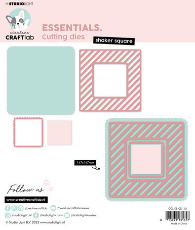 Creative Craftlab Essentials Dies Square Shaker (CCL-ES-CD175) Creative Craftlab Essentials Dies Square Shaker (CCL-ES-CD175)