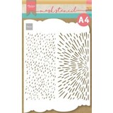 Marianne Design Masking Stencil A4 Slimline Rain & Sunshine (PS8130)