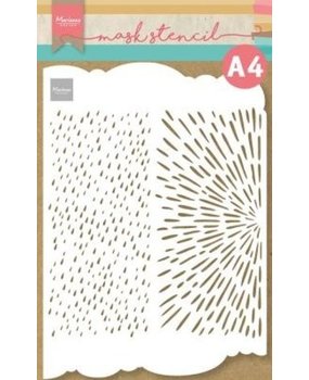 Marianne Design Masking Stencil A4 Slimline Rain & Sunshine (PS8130) Marianne Design Masking Stencil A4 Slimline Rain & Sunshine (PS8130)
