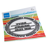 Marianne Design Craftable Merry Christmas Cirkel by Marleen (CR1595)