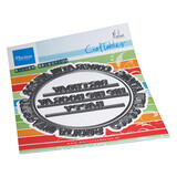 Marianne Design Craftable Congratulations Cirkel by Marleen (CR1596)