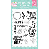 Echo Park All About A Girl Never Stop Dreaming Clear Stamps (AAG282044)*