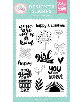 Echo Park All About A Girl Girl Power Clear Stamps (AAG282045)*
