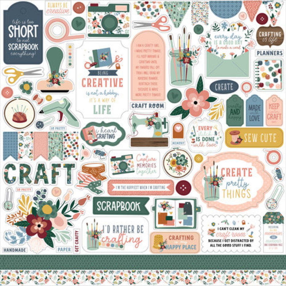 Echo Park Let's Create 12x12 Inch Collection Kit (LC283016) Echo Park Let's Create 12x12 Inch Collection Kit (LC283016)