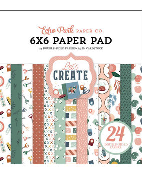 Echo Park Let's Create 6x6 Inch Paper Pad (LC283023) Echo Park Let's Create 6x6 Inch Paper Pad (LC283023)