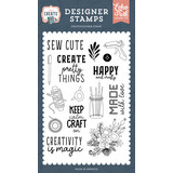 Echo Park Let's Create Create Pretty Things Clear Stamps (LC283040)*