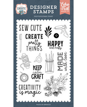 Echo Park Let's Create Create Pretty Things Clear Stamps (LC283040)* Echo Park Let's Create Create Pretty Things Clear Stamps (LC283040)*